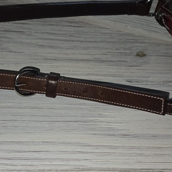 Dooney & Bourke Wayfarer red shoulder bag - Picture 5 of 14